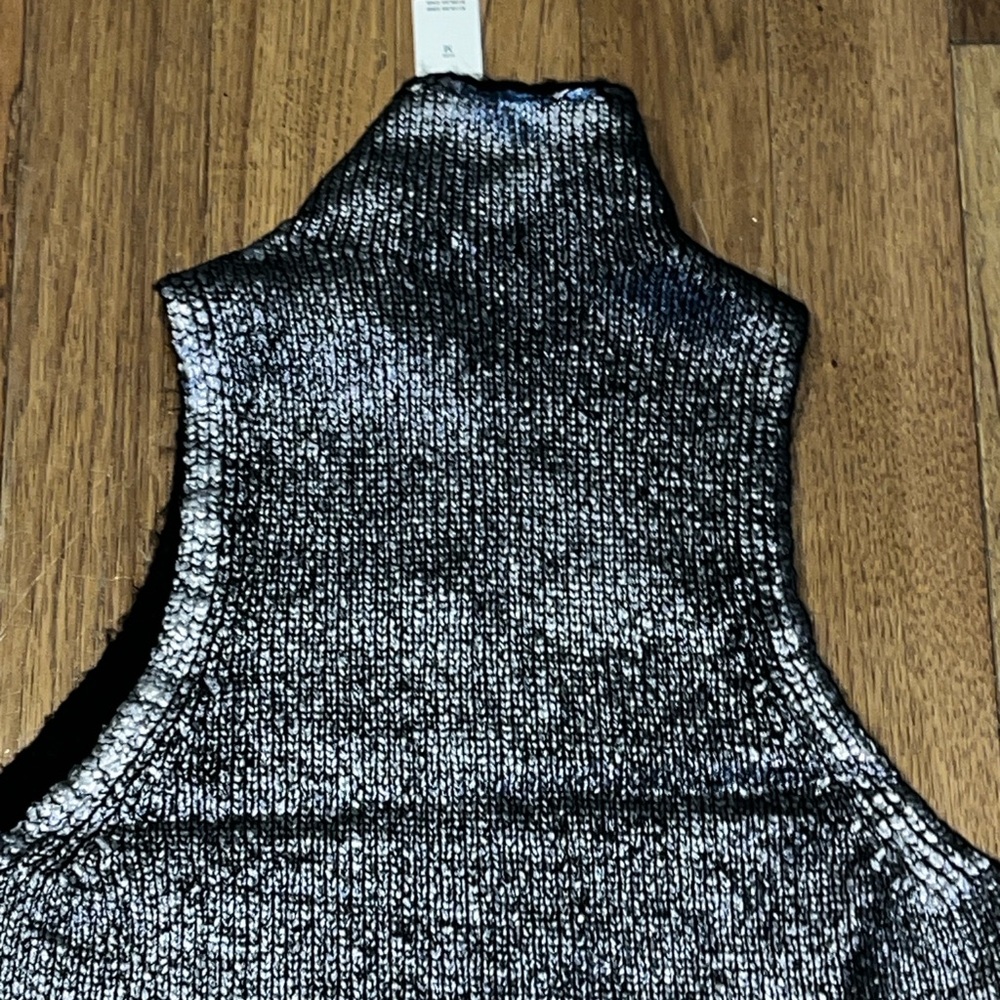 Pilcro Foiled Turtleneck Sweater Vest - Picture 5 of 5